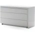 High Gloss White/Crystal White Glass Top