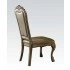 Bone/Gold Patina, PU/Fabric