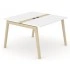 Square Meeting Table 4-6 Seats, 2 x Power Sockets US Standard