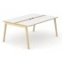 Rectangular Meeting Table 6 Seats, 2 x Power Sockets US Standard