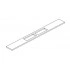 <b>ZNZ008</b> - Insert + 2 x ZNZ010 - rectangular metal grommet