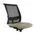 Black with lumbar support