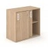 C2S080 - Cabinet with sliding doors (with lock and 2 shelves; without base)