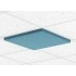 <b>APU064</b> - Acoustic panel with metal fittings to be  fixed to suspended ceiling "Armstrong"