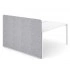 <b>DNK175</b> - Screen for 64.5" depth desk with metal ‘U’ form profile mounted on the bottom of the panel (double benches only)