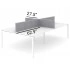 <b>DNK168</b> - set of 4 screens for 4-desks bench