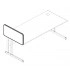 <b>DTK080</b> - Side screen for 31.4" length desk