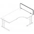 <b>DTK122</b> - desk screen for 47.2" length desk
