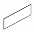 <b>DZK141</b> + <b>DZK001</b> - desk screen with metal holders for 55.1" lenght desk