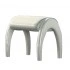 B 60/62 Stool High Gloss White