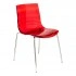 Transparent Red/Silver