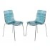 Transparent Blue/Silver