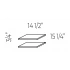 TQC62 - Optional Shelf (Pack 2 units)