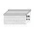 524802 - Metal Frame for Hangings files to fitted under the top of a cupboard