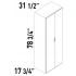 AP24 - Storage w/Double Door + Key
