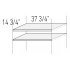 AR1515 - 1" Thick MFC Shelves (Pack 2 Shelves)