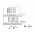 AR1516 - Metal Shelves (Pack 2 Shelves)