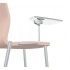 White Compact Laminate Writing Table, Right