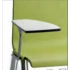 White Compact Laminate Writing Table, Right