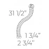 <b>39425</b> - Cable Spine (ﬂexible polystyrene)