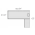 <b>PMR77</b> - Single Desk w/Right Credenza
