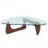 Clear/Dark Walnut