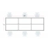 <b>PM834</b> + <b>PM844</b> - 6 Desk Bench