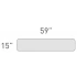 <b>DLN45</b> - TABLE TOP DIVIDER FOR 63” DESK