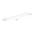 <b>6162</b> - Elictrification Channel for 55" Desks