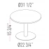 <b>PC393</b> - Round Top Table
