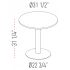 <b>PC373</b> - Round Top Table