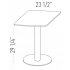 <b>PC41</b> - Square Top Table