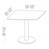 <b>PC458</b> - Rectangular Top Table
