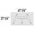 <b>TL572L</b> - Table w/Castors