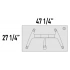 <b>TL582L</b> - Table w/Castors