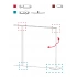 2 x <b>LK7108</b> - Pack for joining 2 end panels of the same height with a turn