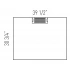 <b>LK8108</b> - Rectanguar Desk