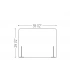 <b>ZMC8171</b> - Panel (Use on tables of : 47 1/4”, 55 1/4”, 63” and 70 3/4”)