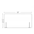 <b>ZMC8571</b> - Panel (Use on tables of : 63” and 70 3/4”)