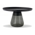 Matte Black PC Aluminum Top/Smoke Grey Glass Base