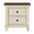 Antique White/Rosy Brown
