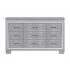 Silver Leatherette/Faux Alligator