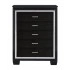 Black Leatherette/Faux Alligator