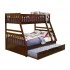 Twin/Full Bed w/ Twin Trundle