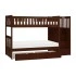 Bunk Bed w/ Storage Boxes & Reversible Step Storage
