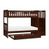 Bunk Bed w/ Twin Trundle & Reversible Step Storage