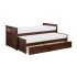 Trundle Bed w/ Storage Boxes, Twin/Twin Size
