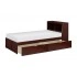 Bookcase Bed w/ Storage Boxes, Twin Size