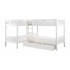 Corner Bunk Bed w/ Storage Boxes