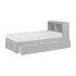 Bookcase Bed w/ Storage Boxes, Twin Size